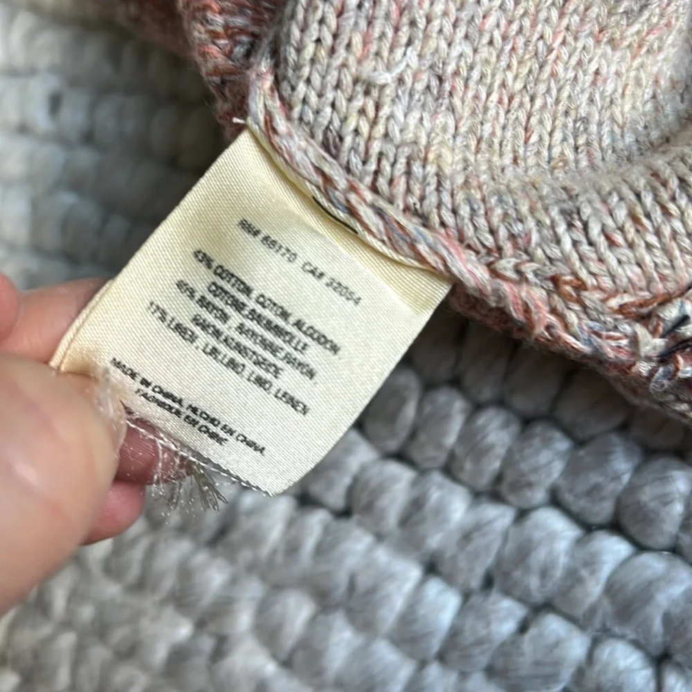 Anthro Moth intricate boho knit Sweater XS